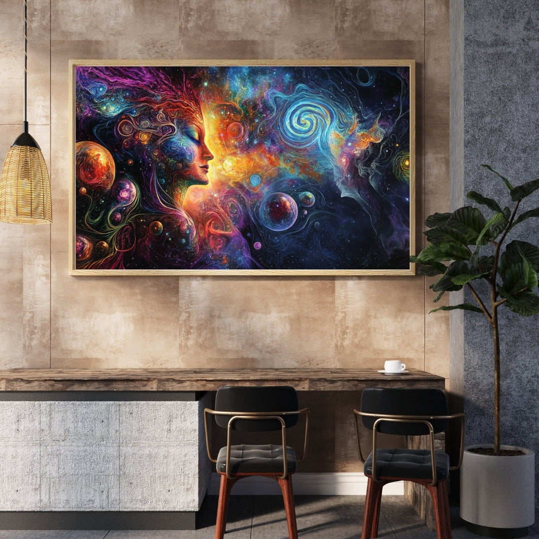 Spiritual Meditation Wall Art Poster Glossy 300GSM Laminated Mads Kraft