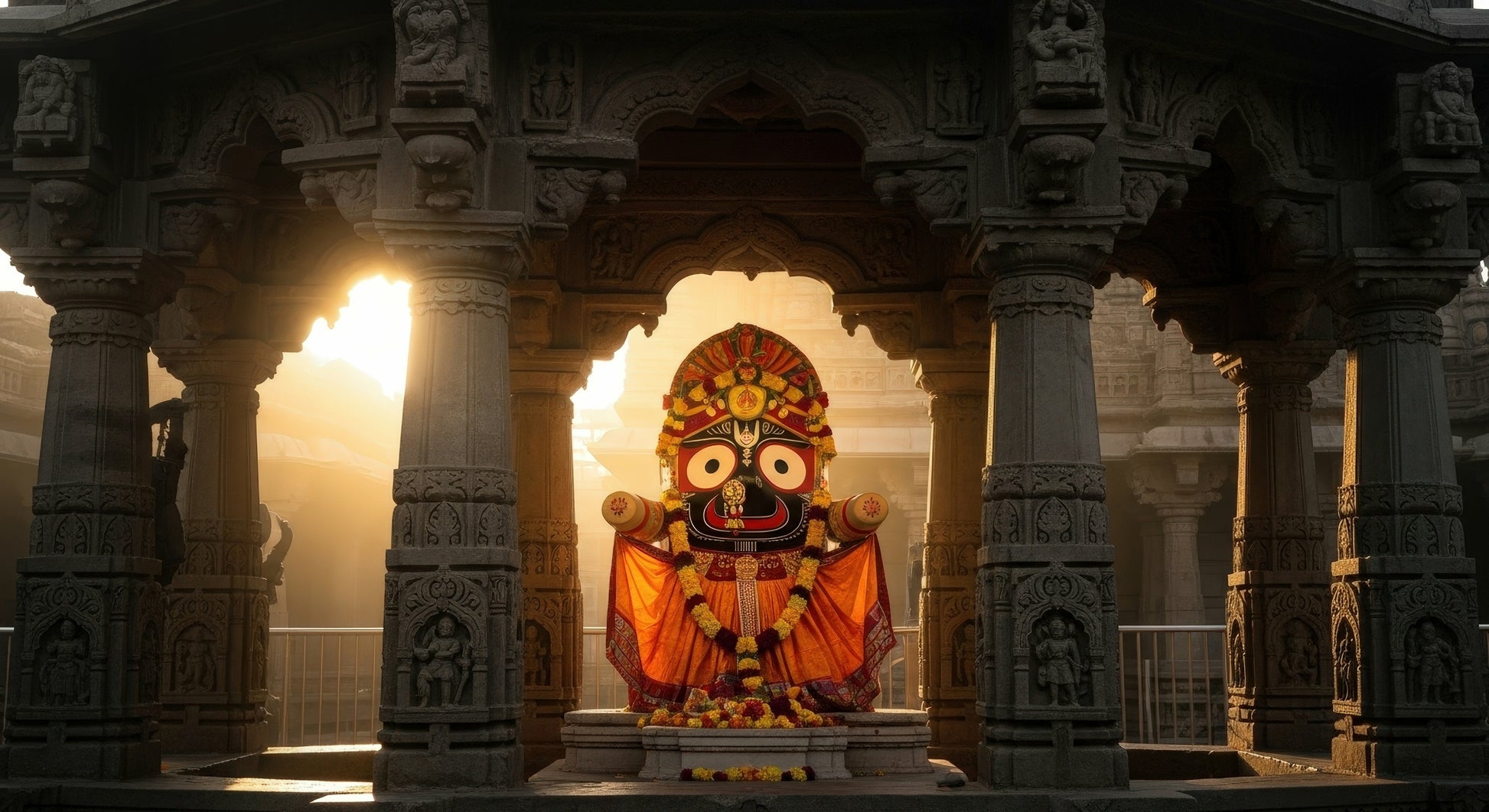 Lord Jagannath ji Spiritual Wall Poster 300GSM Matte Laminated My Store