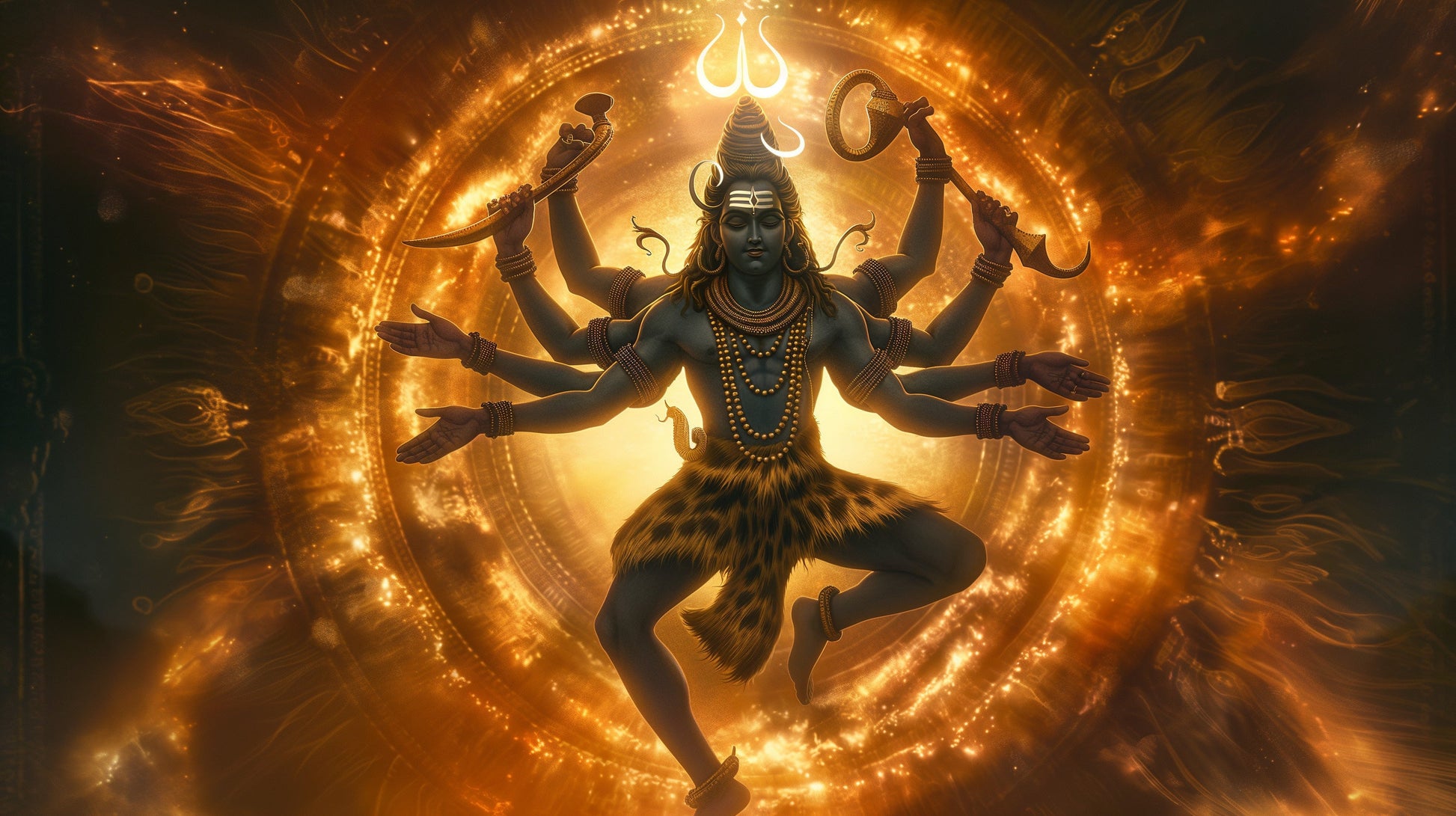 Lord Shiva Natraj form Wall Poster 300GSM Matte WIth Laminated My Store