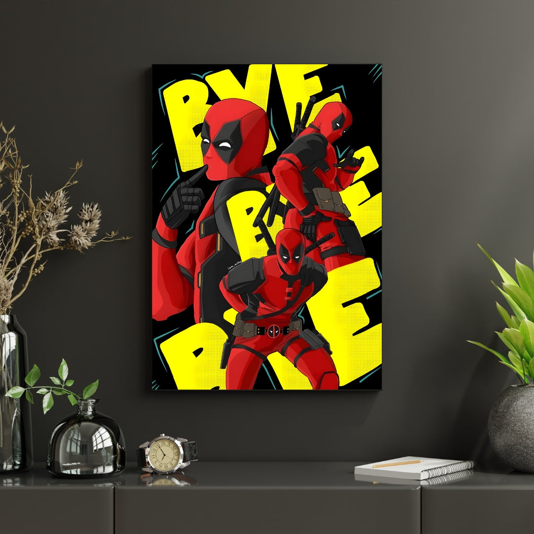 Madskraft "Deadpool - Bye Bye" Comic Poster Mads Kraft