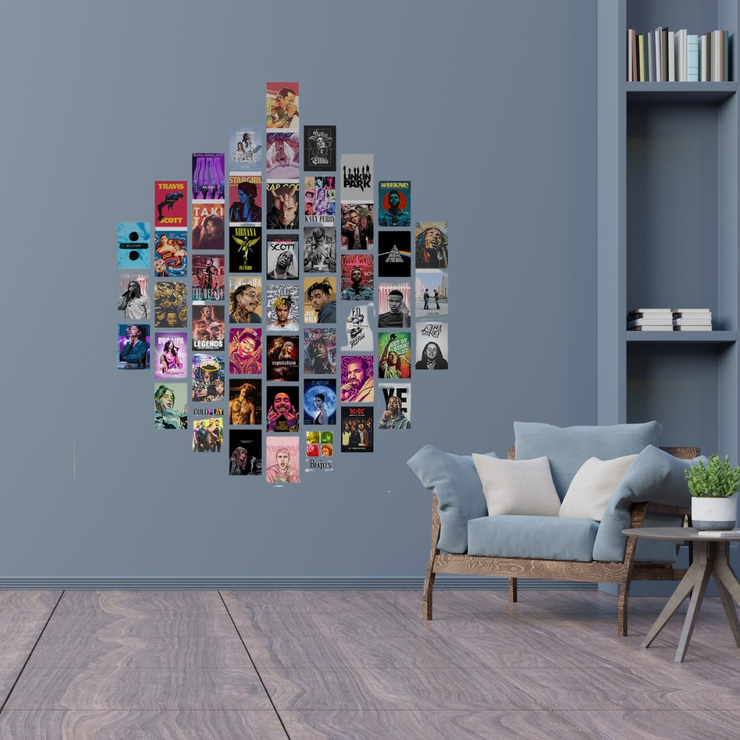 Madskraft "Music Collage" Wall Poster Kit Mads Kraft