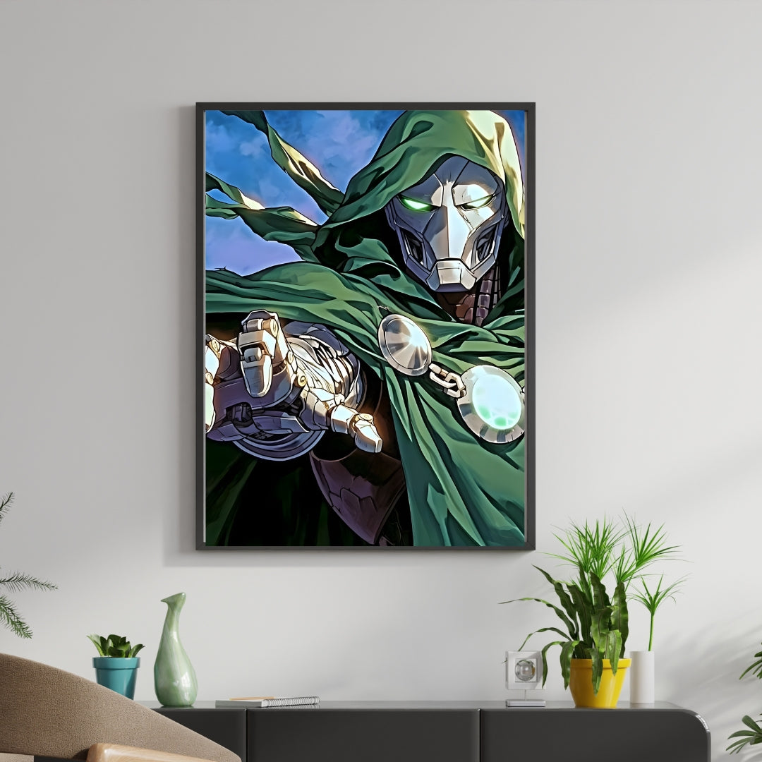 Madskraft Doctor Doom Marvel Poster Mads Kraft