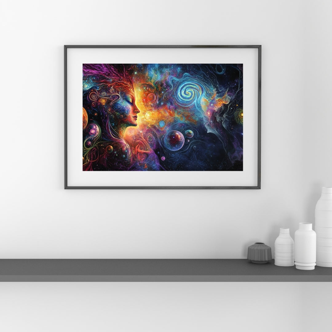 Spiritual Meditation Wall Art Poster Glossy 300GSM Laminated Mads Kraft