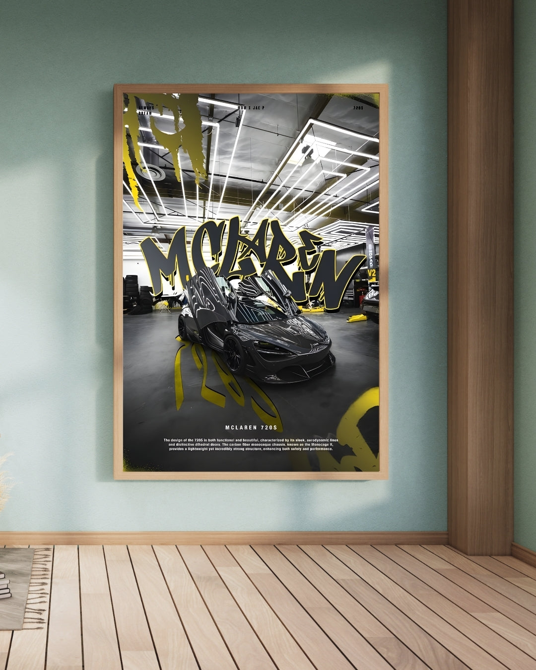 Madskraft McLaren 720S “Urban Style” Poster Mads Kraft