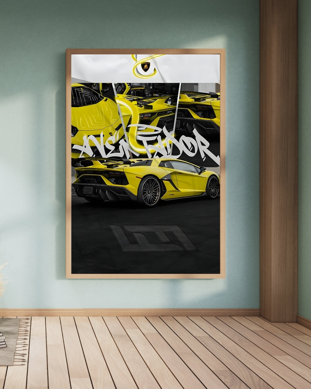 Madskraft Lamborghini Aventador "Graffiti" Poster Mads Kraft