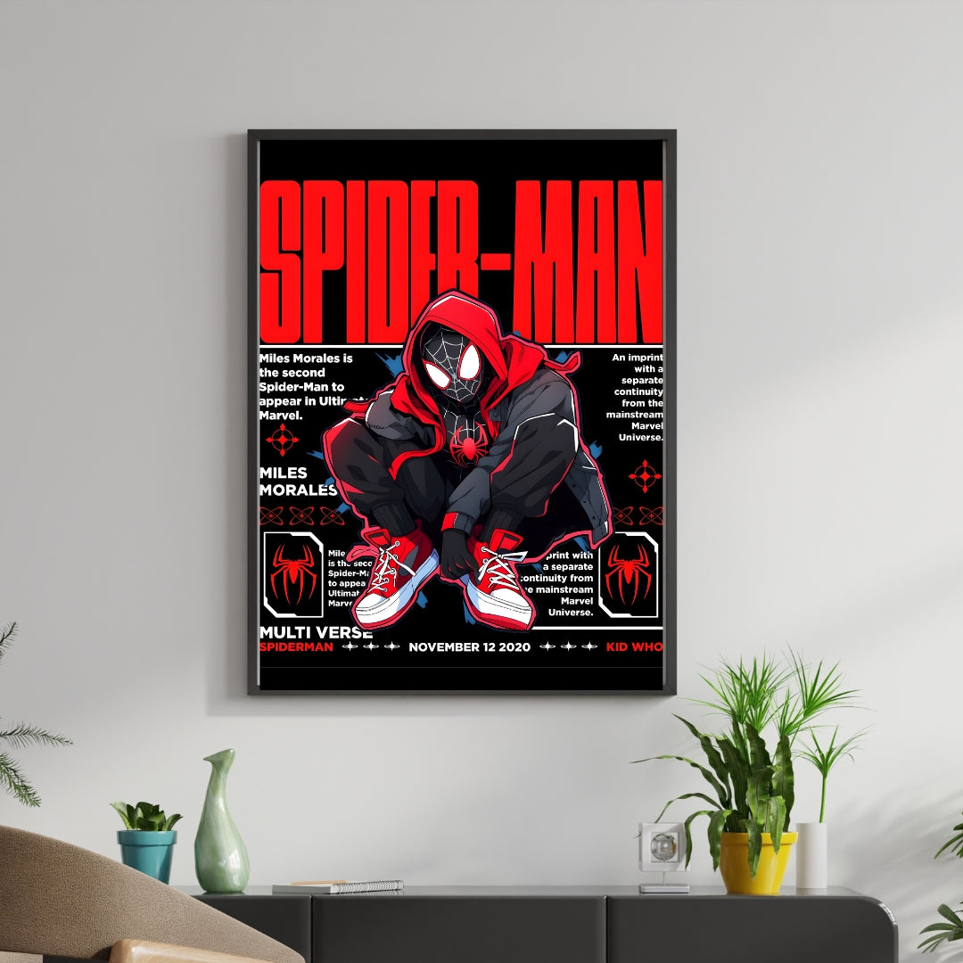 Madskraft "Miles Morales" Spider-Man Poster Mads Kraft