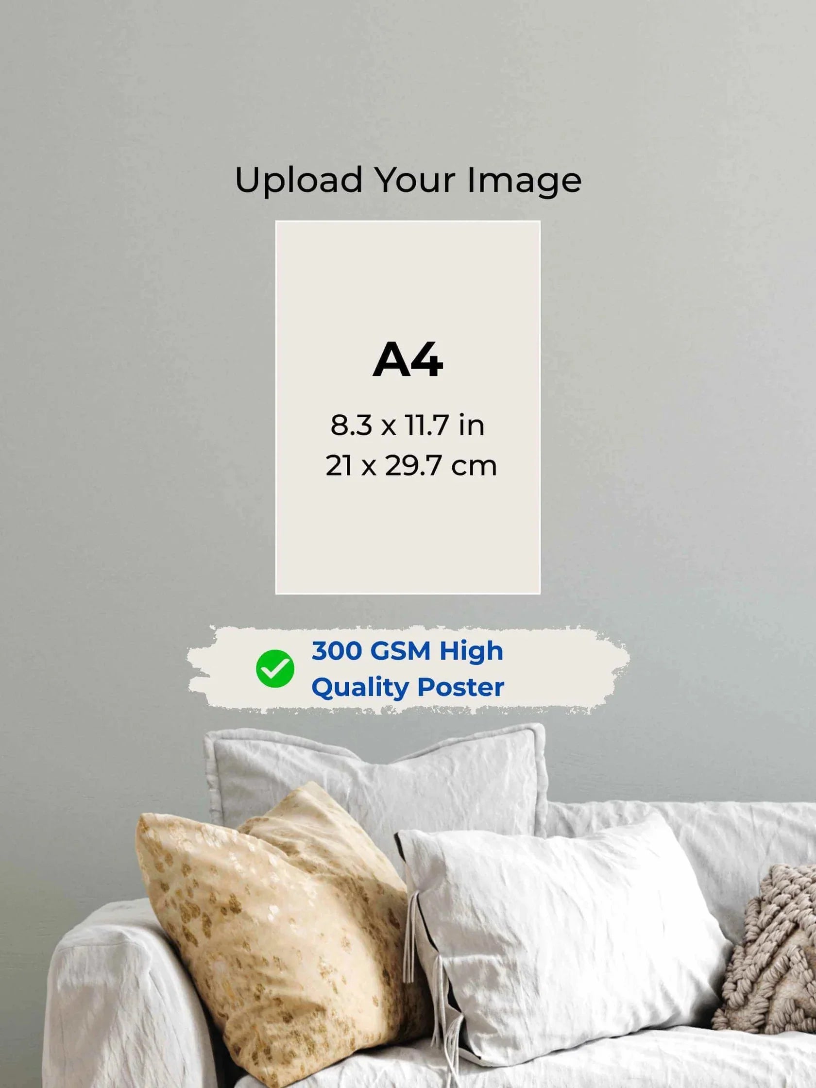 Custom Wall Poster – High-Quality 300 GSM | A3 & A4 Sizes Mads Kraft