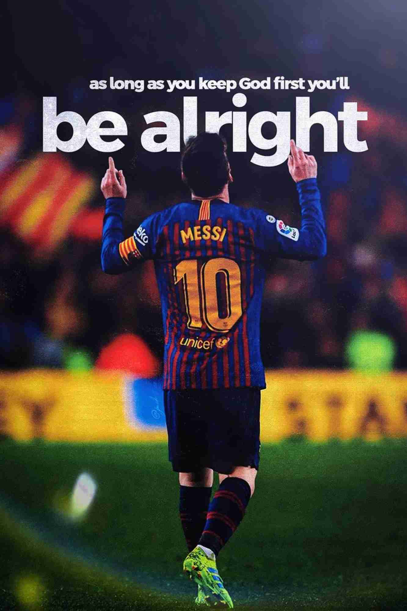 Madskraft "As Long As You Keep God First, You'll Be Alright" – Faith & Strength Poster Mads Kraft