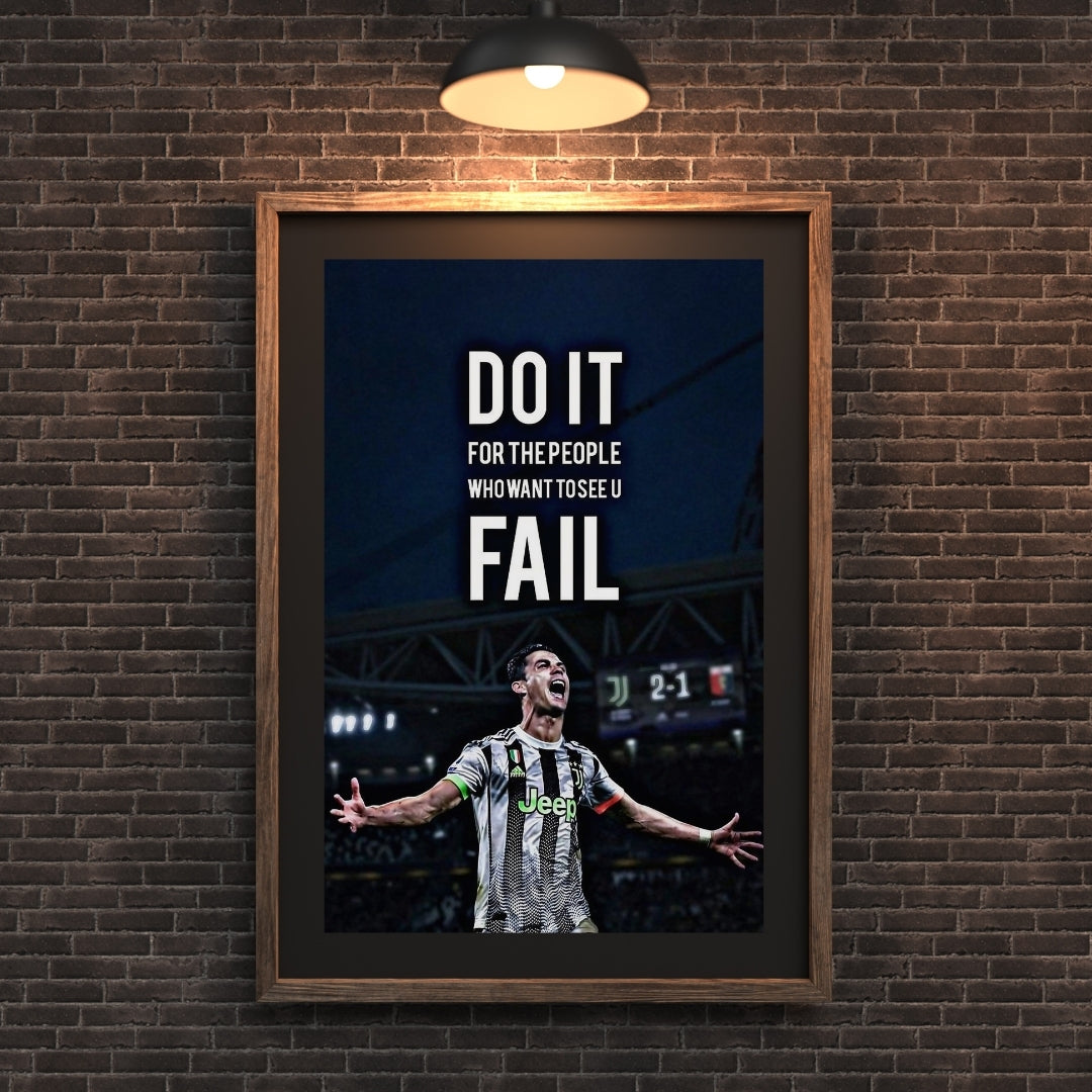 Madskraft "DO IT FOR THE PEOPLE WHO WANT TO SEE YOU FAIL" – Revenge Fuel Poster Mads Kraft