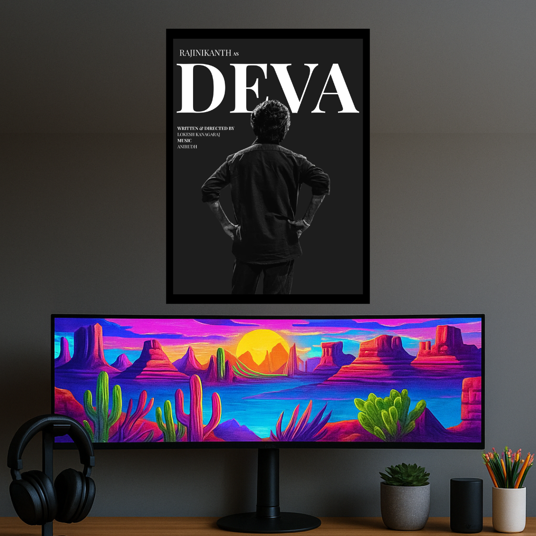 Madskraft “Rajinikanth as DEVA” Movie Poster Mads Kraft