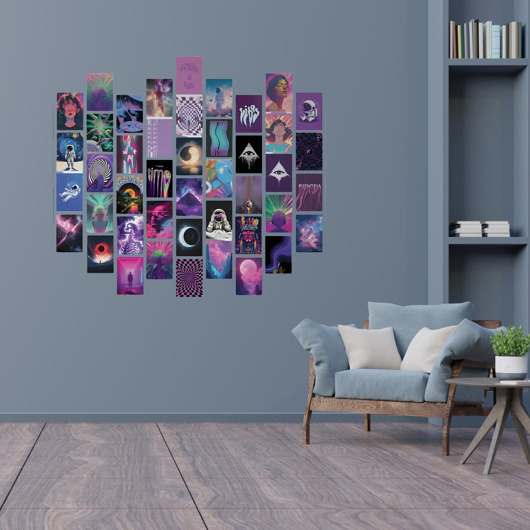 Madskraft "Psychedelic Collage" Wall Poster Kit Mads Kraft