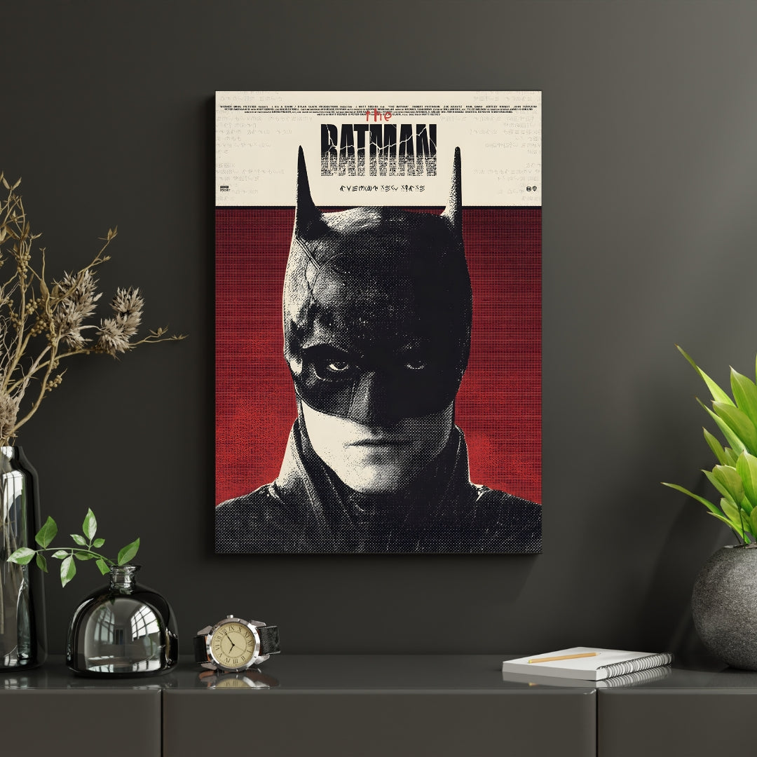 Madskraft The Batman Movie Vintage Poster Mads Kraft