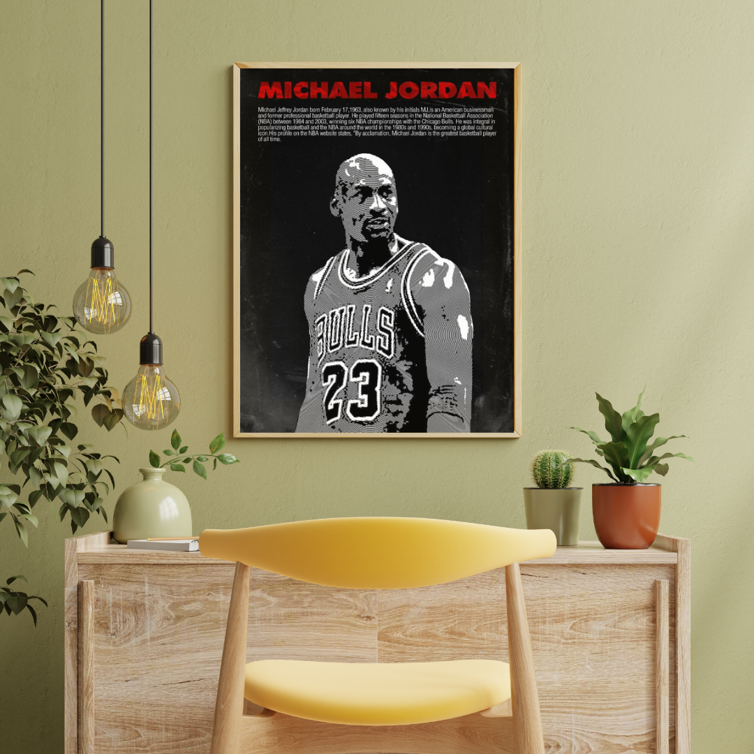 Madskraft Michael Jordan “The G.O.A.T.” Poster Mads Kraft