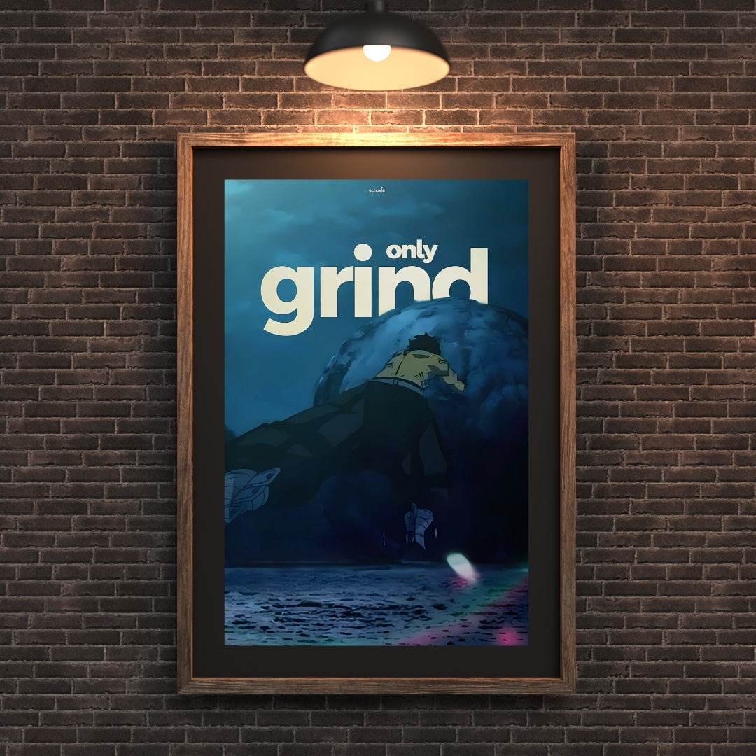 Madskraft "ONLY GRIND" – No Excuses. Just Work, Posters Mads Kraft