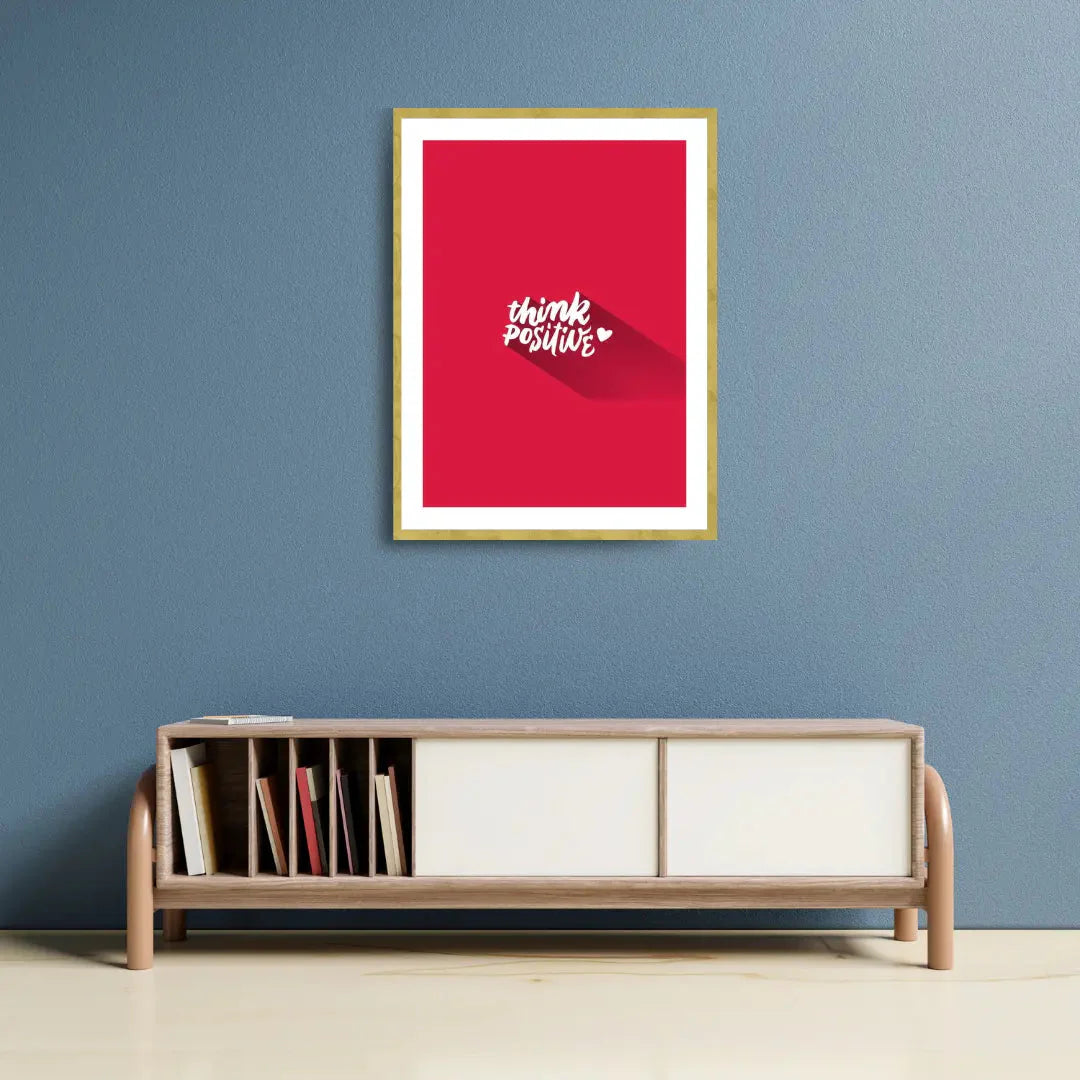 Madskraft "Think Positive" Motivational Wallpaper 300GSM Laminated Mads Kraft