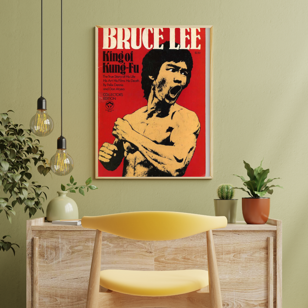 Madskraft Bruce Lee “King of Kung Fu” Poster Mads Kraft