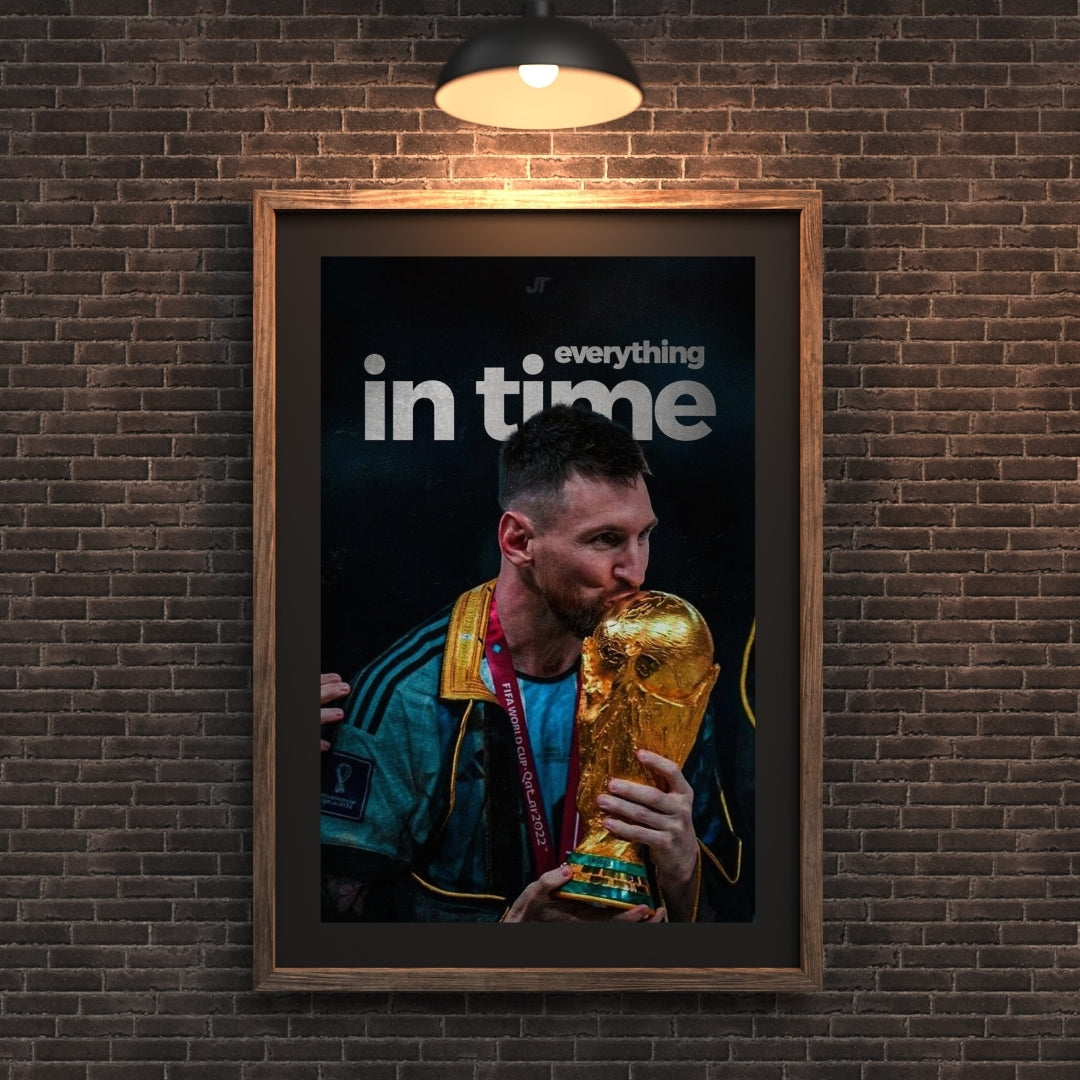 Madskraft "Everything In Time" – Patience & Trust Poster Mads Kraft