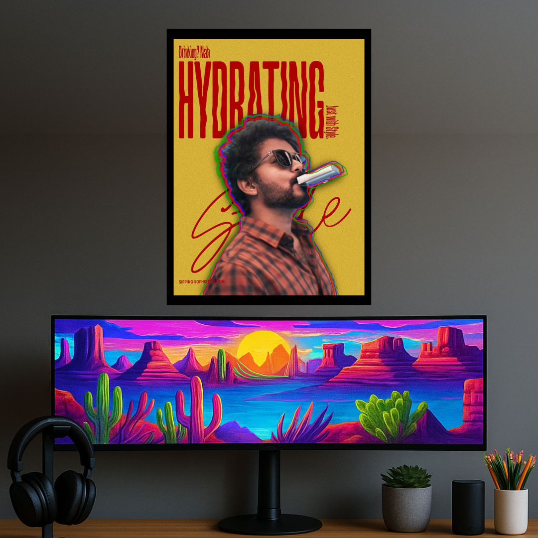 Madskraft “HYDRATING” Motivational Poster Mads Kraft
