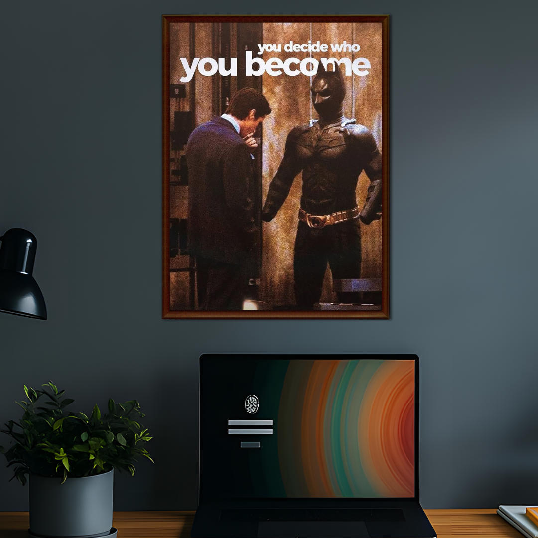 Madskraft "You Decide Who You Become" Poster Mads Kraft