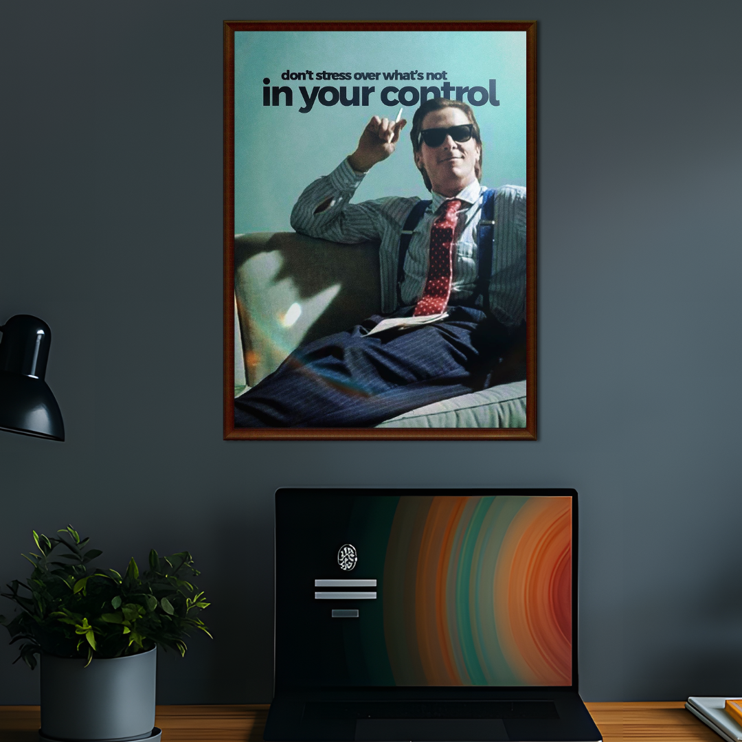 Madskraft "Don't Stress Over What's Not In Your Control" Poster Mads Kraft