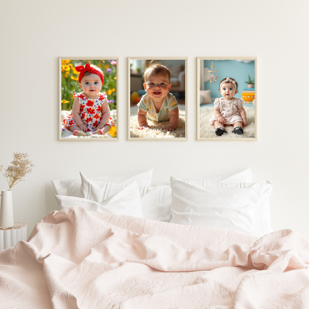 Madskraft "Baby Milestones" Photo Frame Poster Mads Kraft