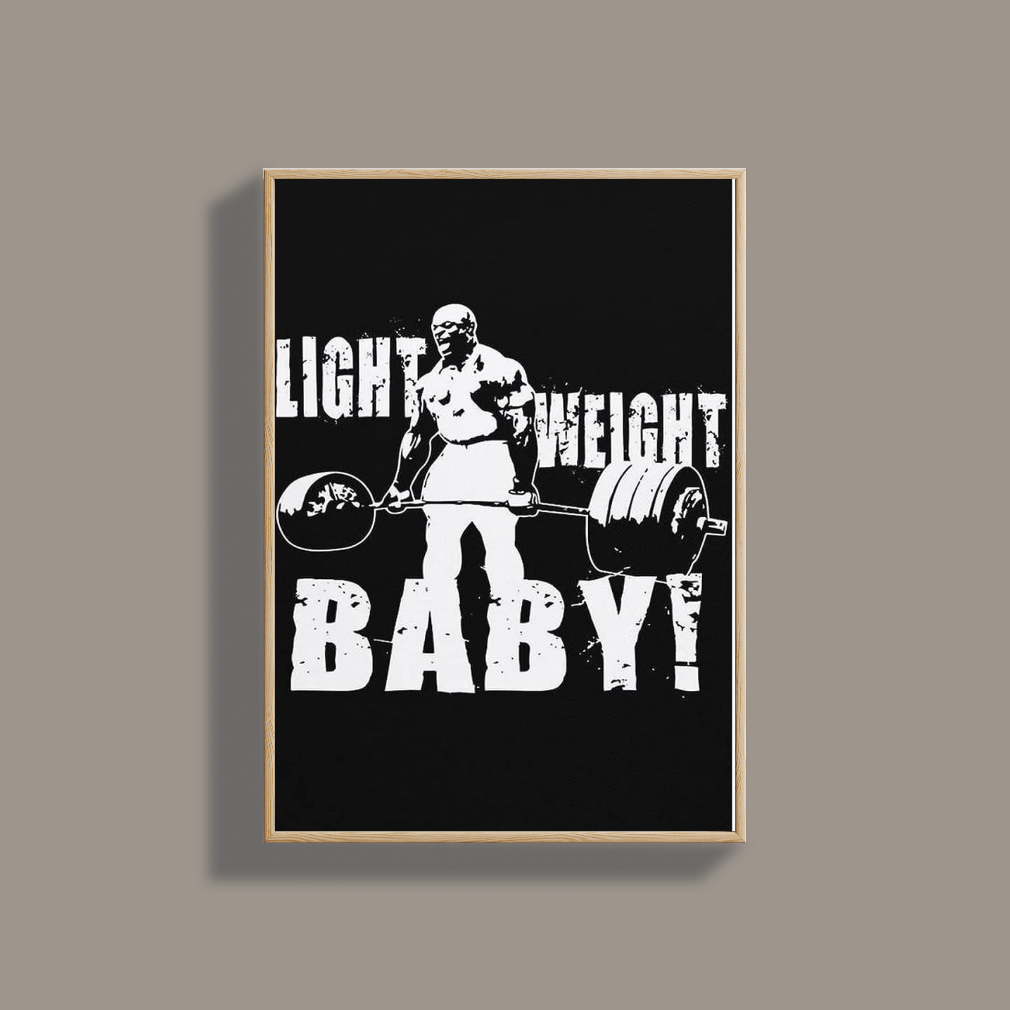 Madskraft “Light Weight Baby!” Ronnie Coleman Poster Mads Kraft