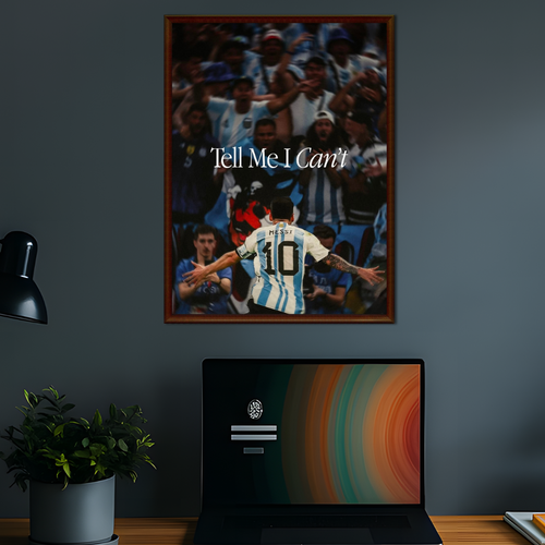 Madskraft Lionel Messi "Tell Me I Can’t" Poster Mads Kraft