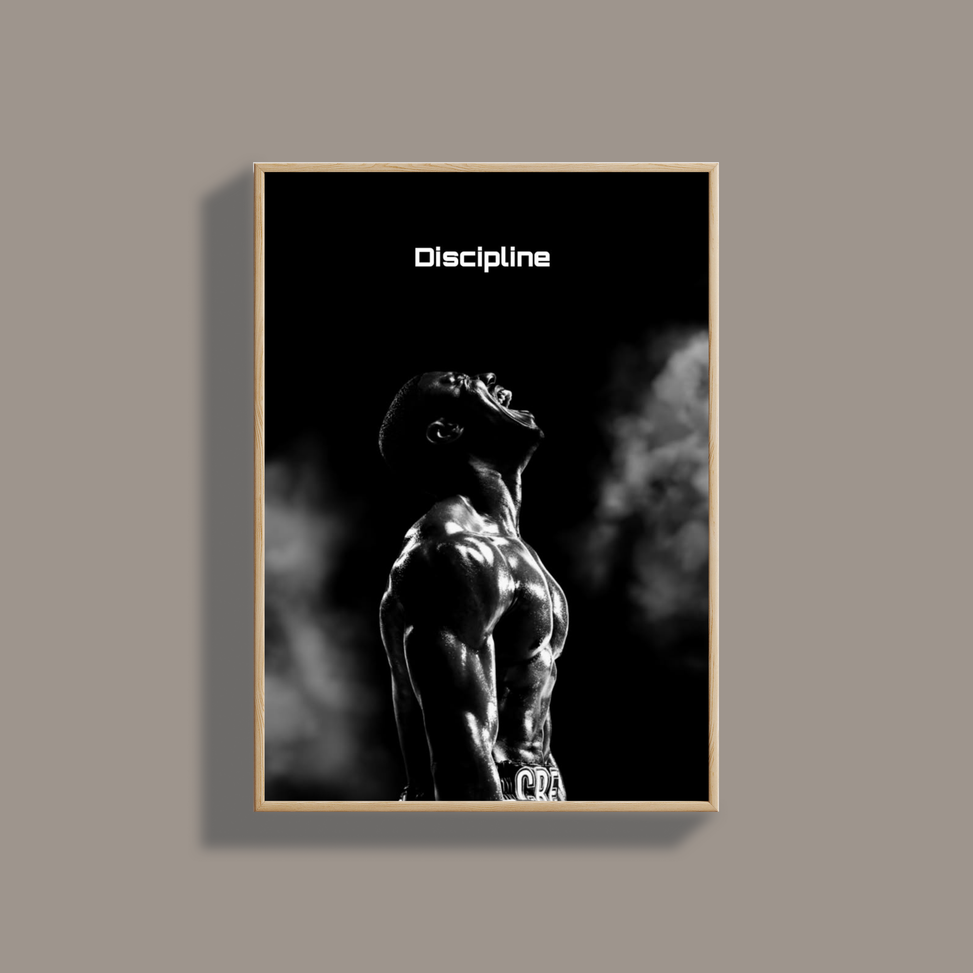 Madskraft “Discipline” Aesthetic Poster Mads Kraft