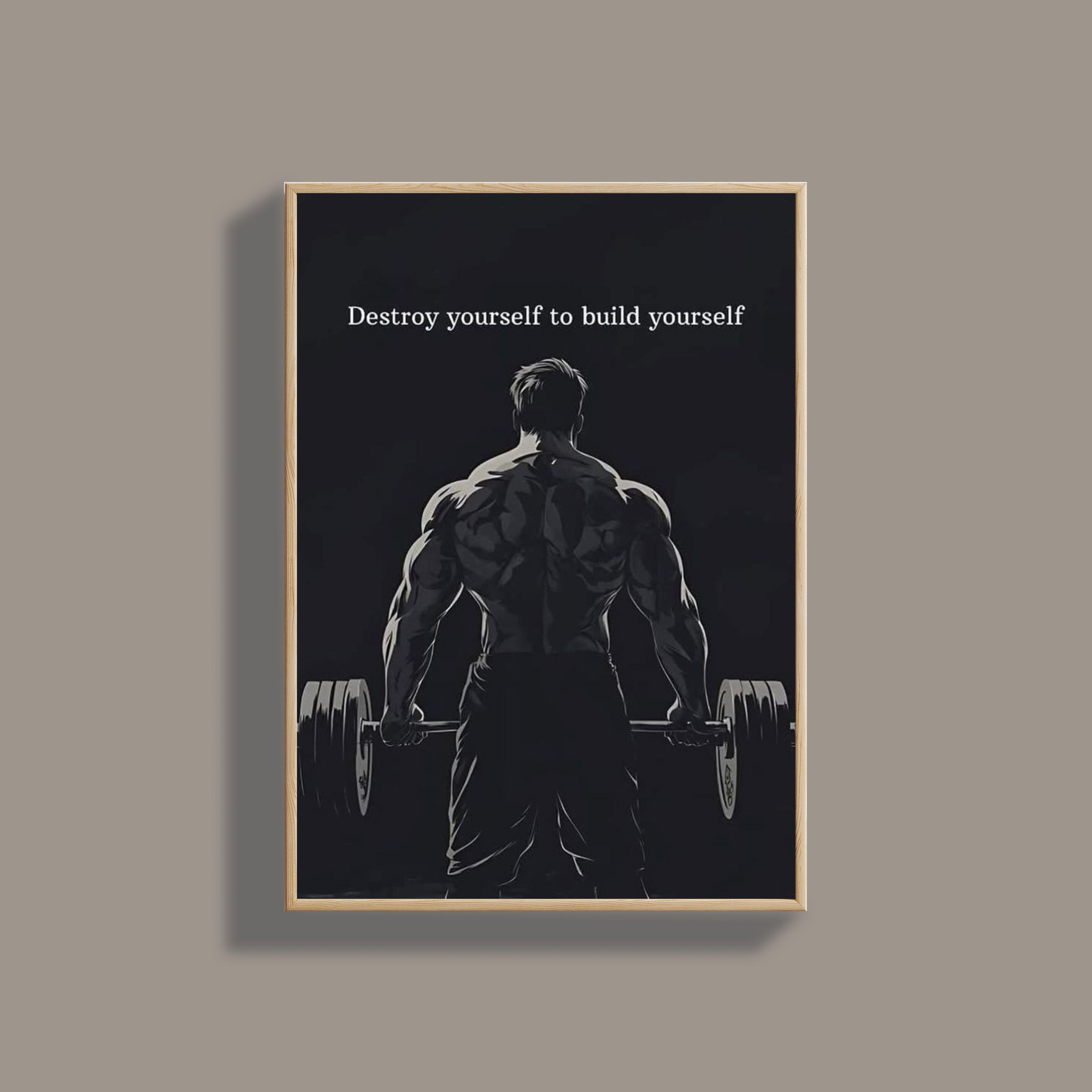 Madskraft "Destroy Yourself To Build Yourself" Poster Mads Kraft