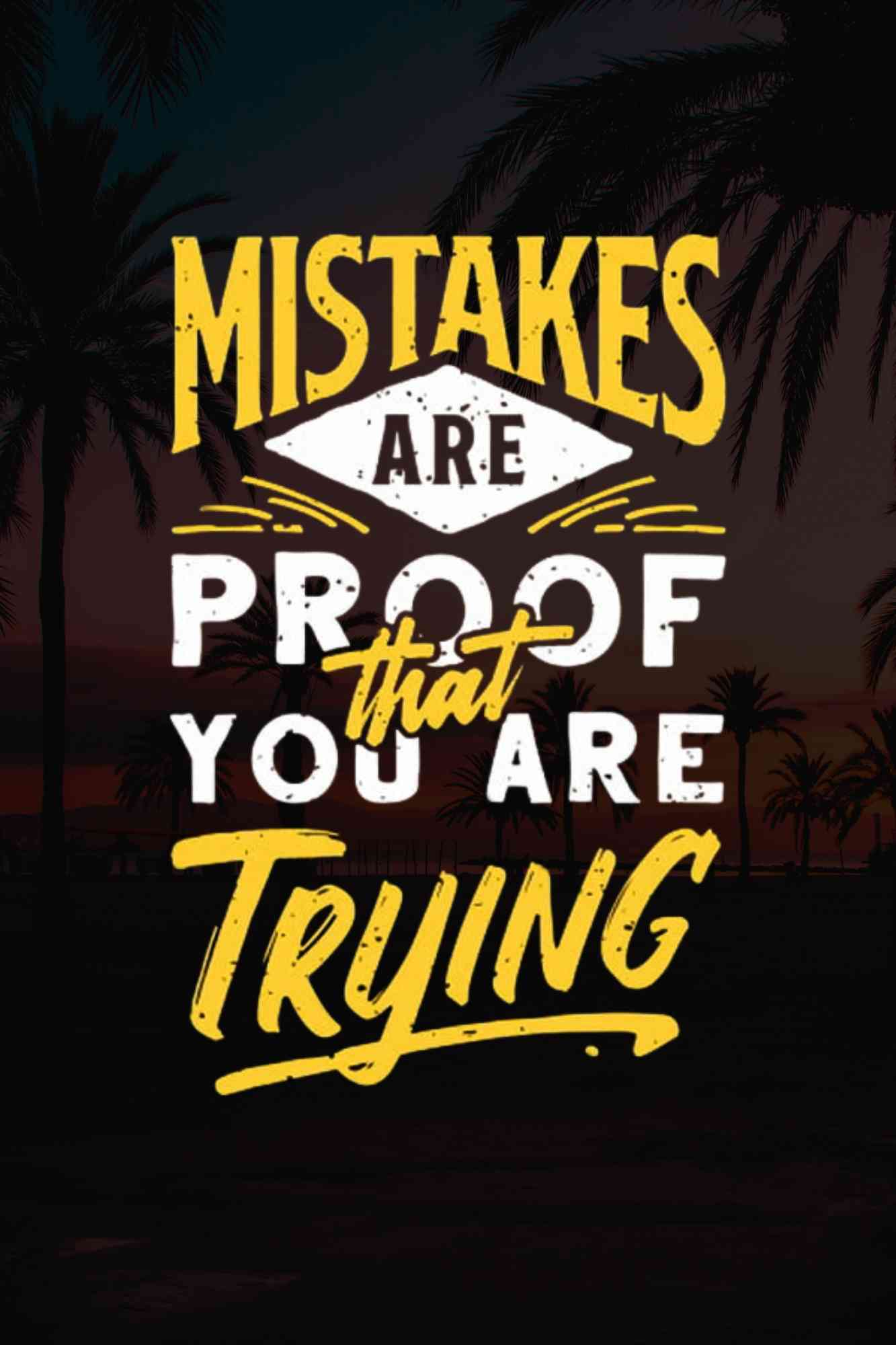 Madskraft "MISTAKES ARE PROOF THAT YOU ARE TRYING" – Growth Mindset Poster Mads Kraft