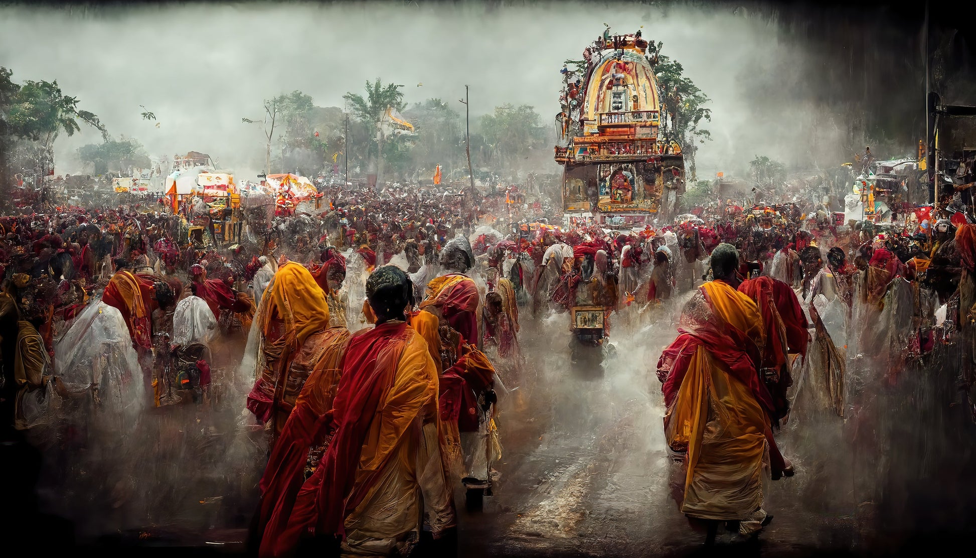 Jagannath Rath Yatra Art Wall Poster 300GSM Matte Laminated Mads Kraft