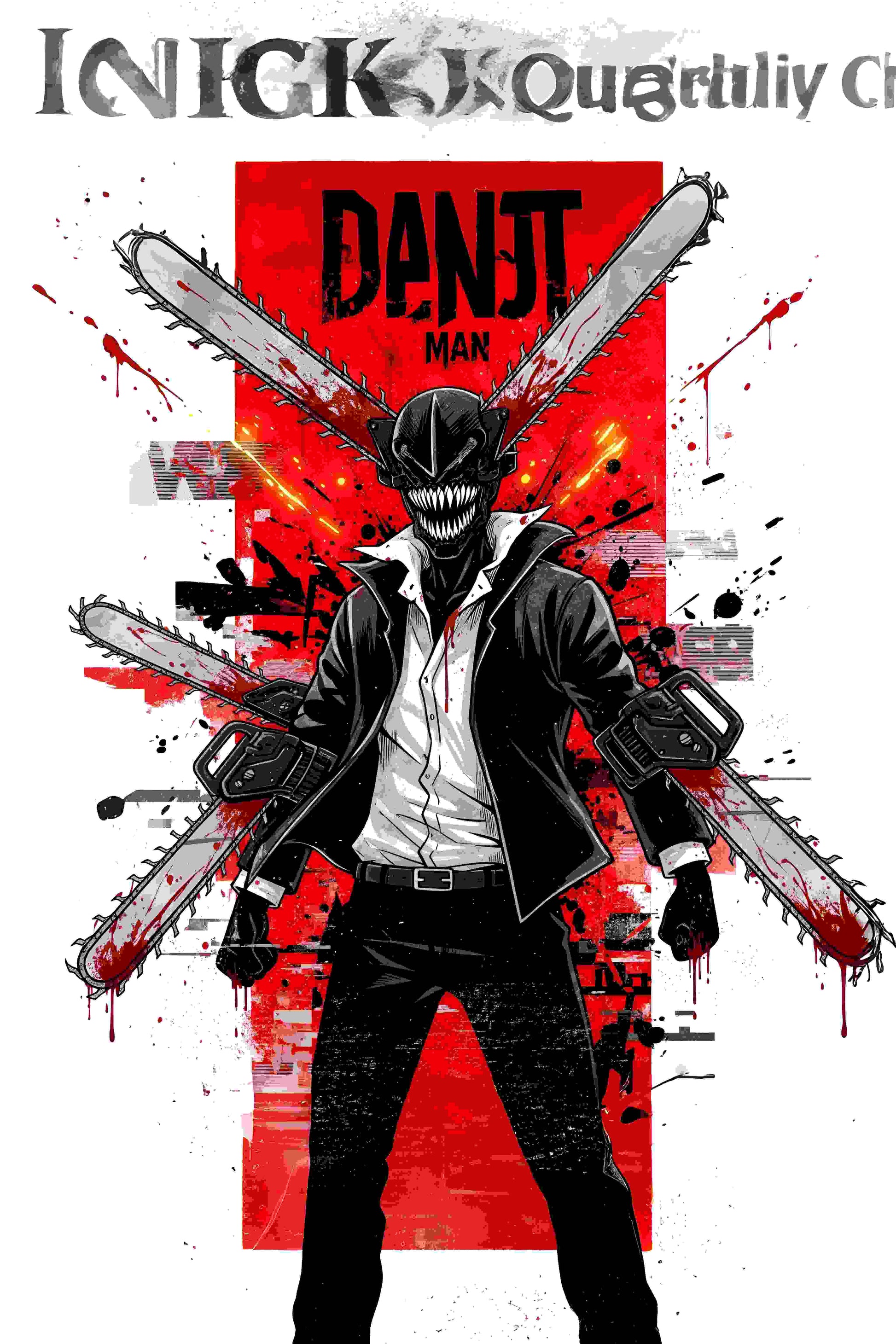 Anime The Chainsaw Man Wall Poster 300GSM MADSKRAFT Mads Kraft