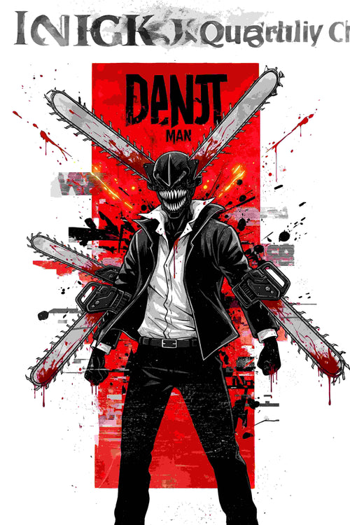 Anime The Chainsaw Man Wall Poster 300GSM MADSKRAFT Mads Kraft