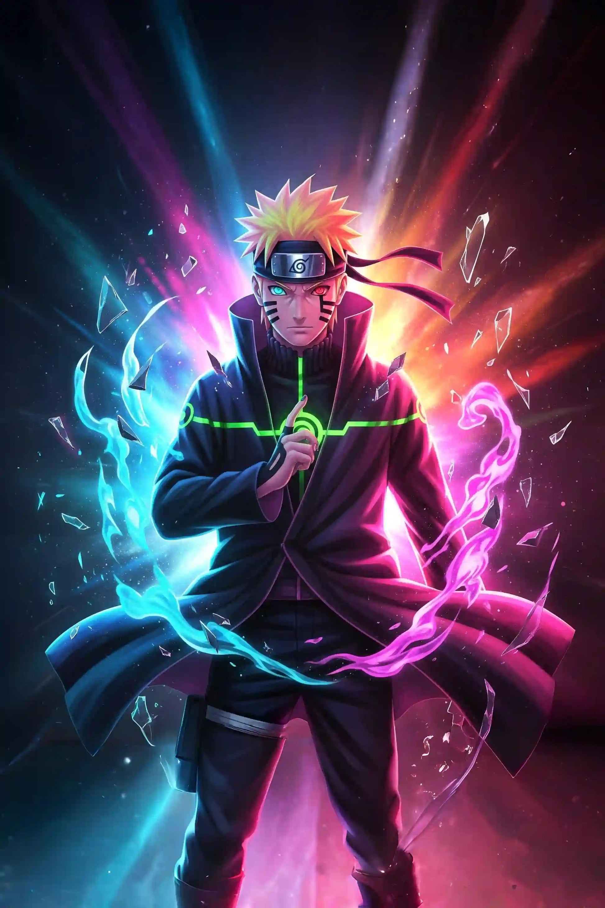 Naruto Uzumaki Anime Sage Mode HD Posters Madskraft Mads Kraft