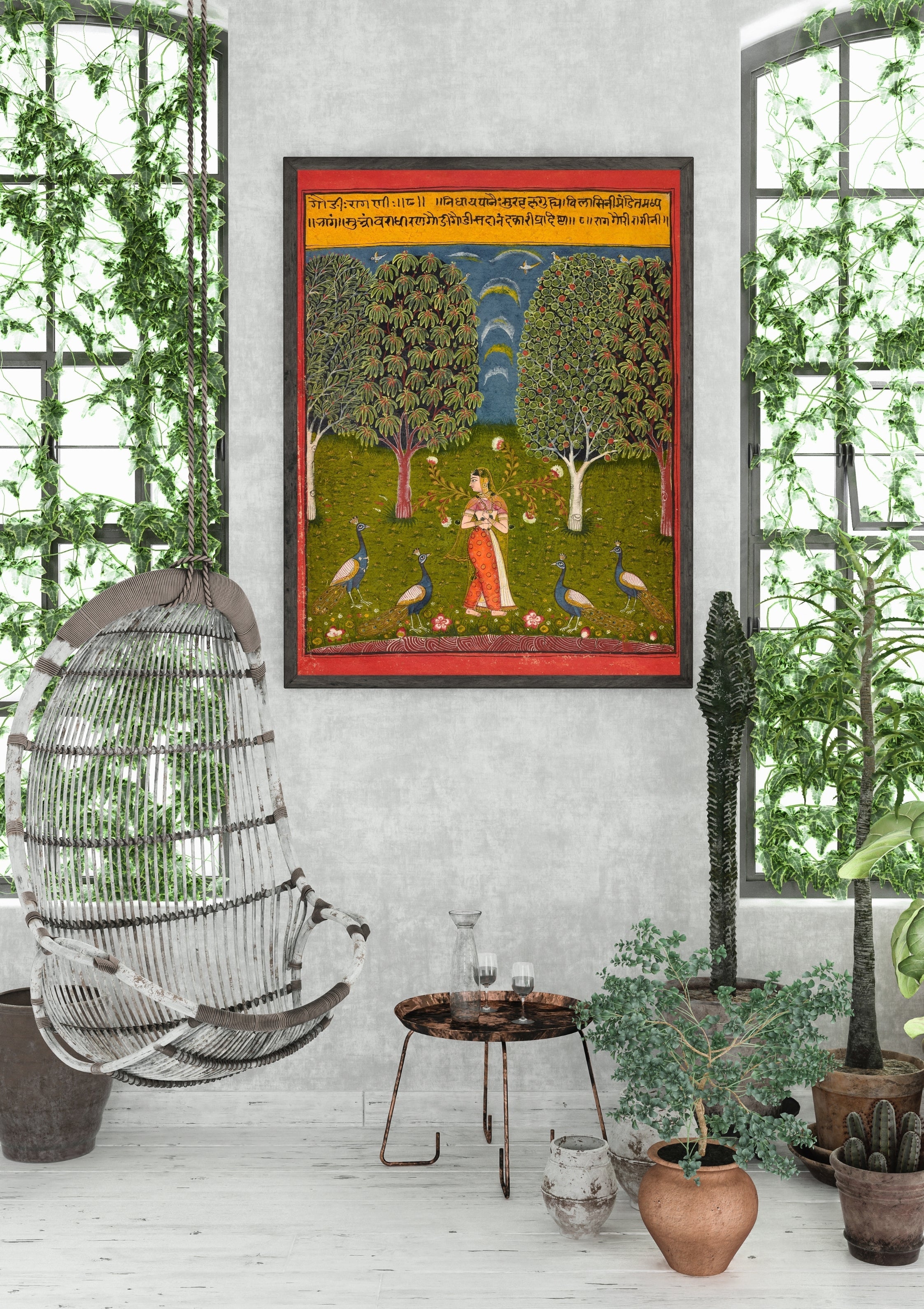 Madskraft "Gauri Ragini" – Folio from a Ragamala Posters Mads Kraft