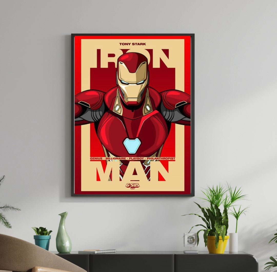 Iron Man Mark 85 Suit Poster | Marvel Avengers Endgame Wall Art – Madskraft Mads Kraft