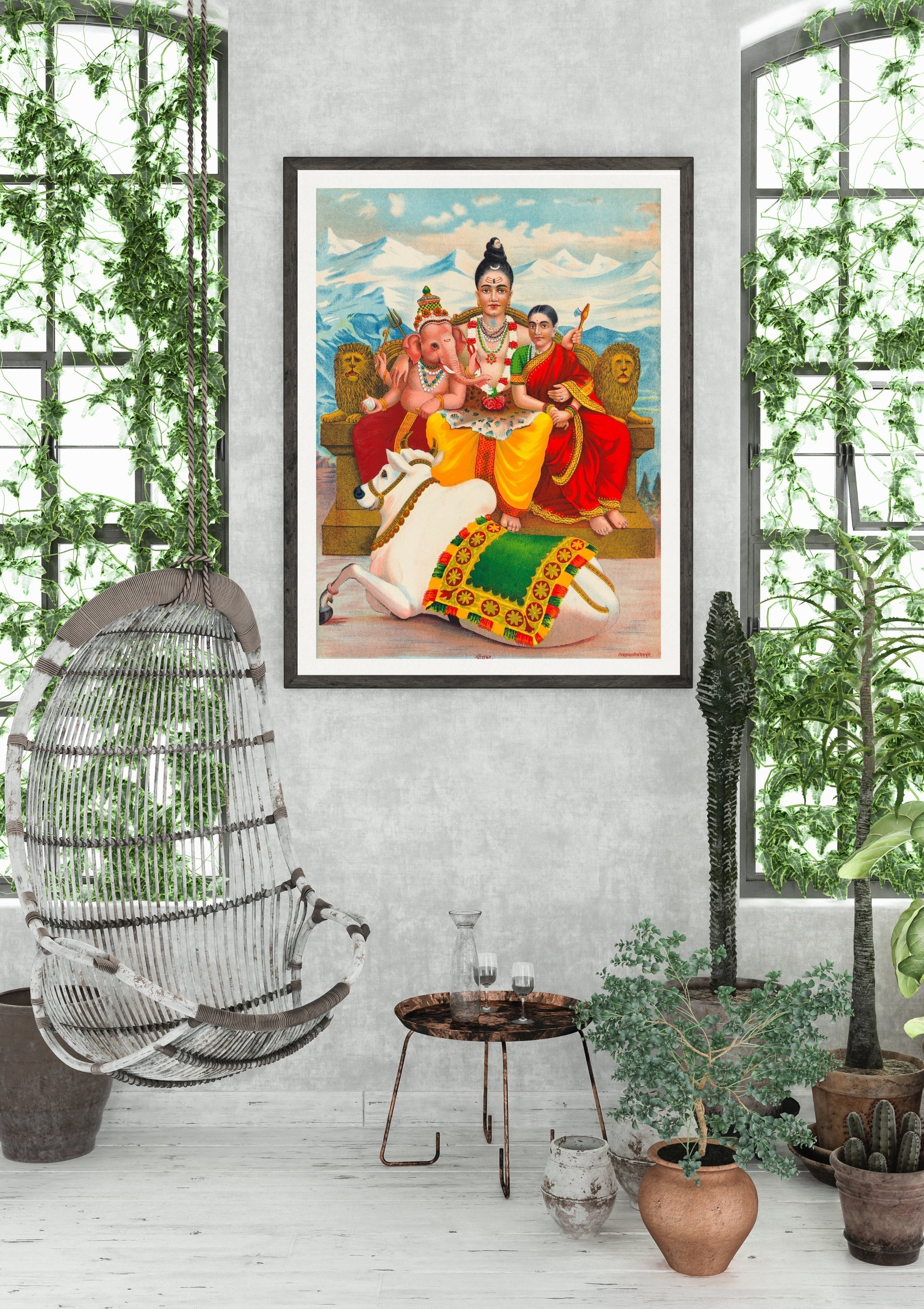 Madskraft "Shri Shankara Shiva (1890–1920)" – Vintage Divine Poster Mads Kraft