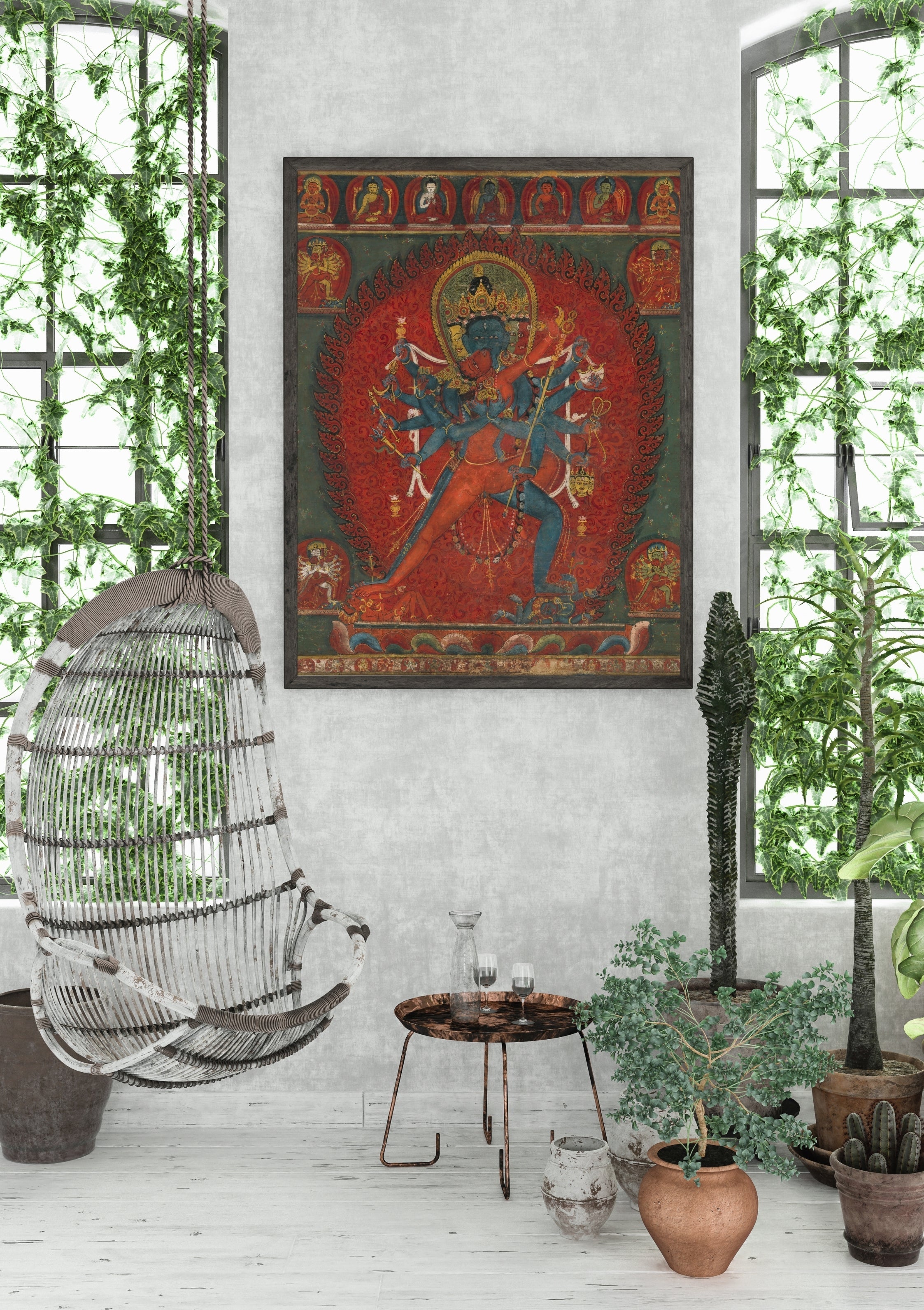 Madskraft "Chakrasamvara & Vajravarahi" – Tantric Union Poster Mads Kraft