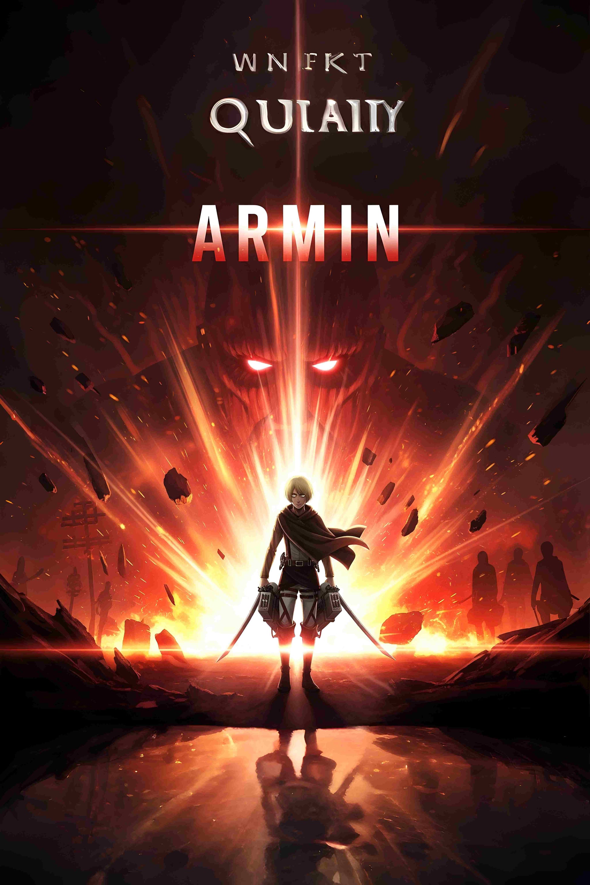 Anime The Armin Arlert Wall Poster 300GSM MADSKRAFT Mads Kraft