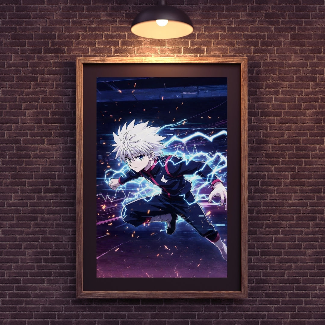 Anime The Killua Zoldyck Wall Poster 300GSM MADSKRAFT Mads Kraft