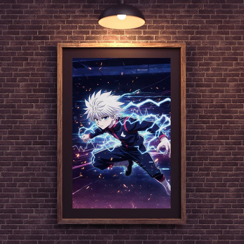 Anime The Killua Zoldyck Wall Poster 300GSM MADSKRAFT Mads Kraft