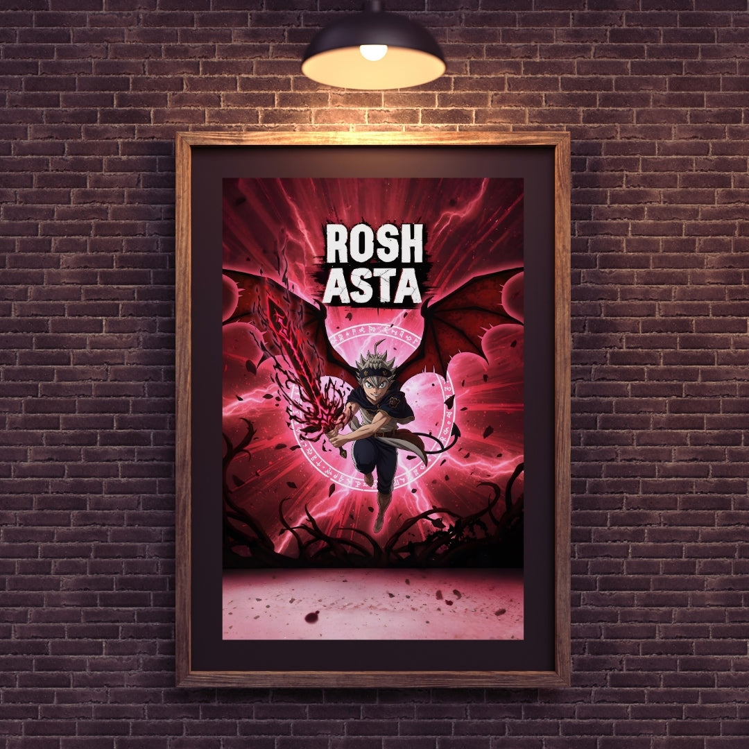 Anime Asta Wall Poster 300GSM MADSKRAFT Mads Kraft