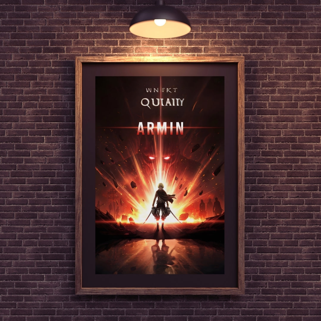 Anime The Armin Arlert Wall Poster 300GSM MADSKRAFT Mads Kraft