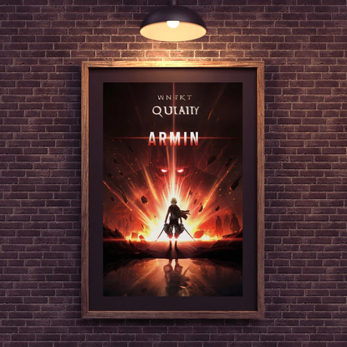 Anime The Armin Arlert Wall Poster 300GSM MADSKRAFT Mads Kraft