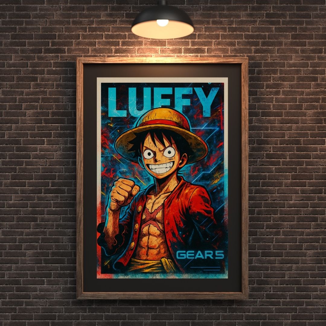 Best of Anime One Piece Monkey D. Luffy – King of the Pirates Poster Mads Kraft