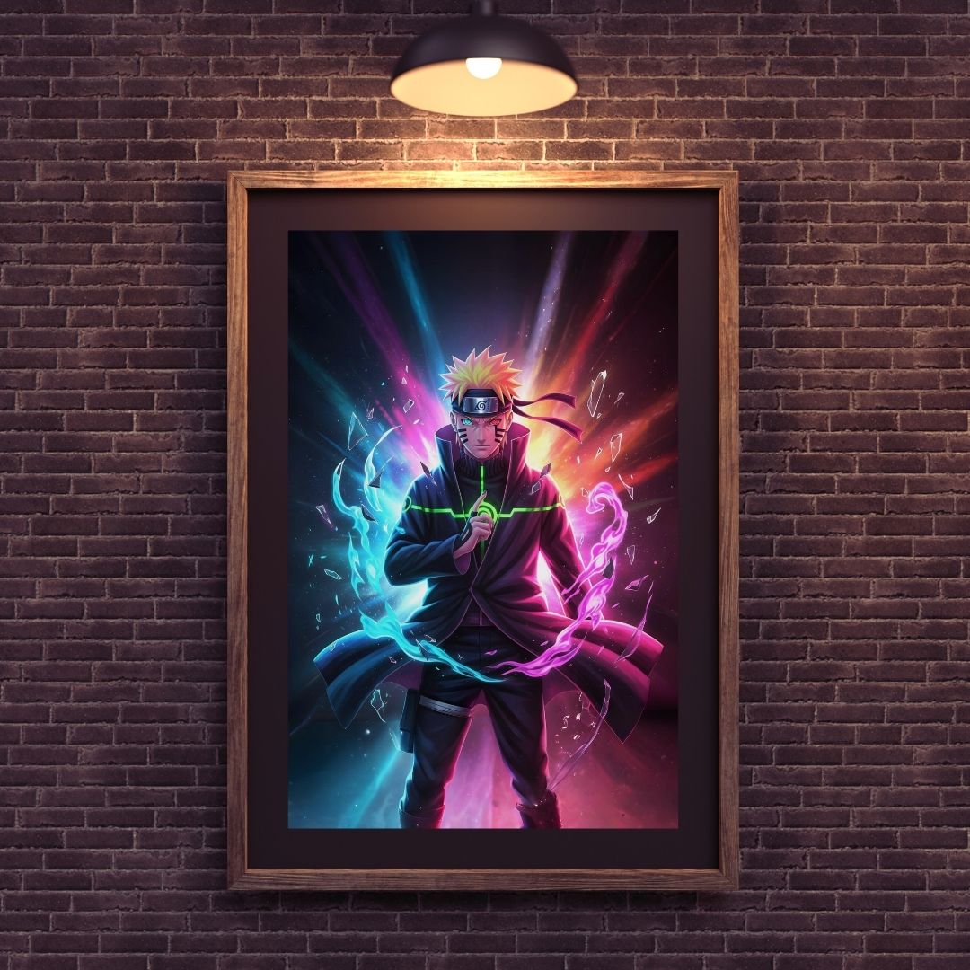 Naruto Uzumaki Anime Sage Mode HD Posters Madskraft Mads Kraft