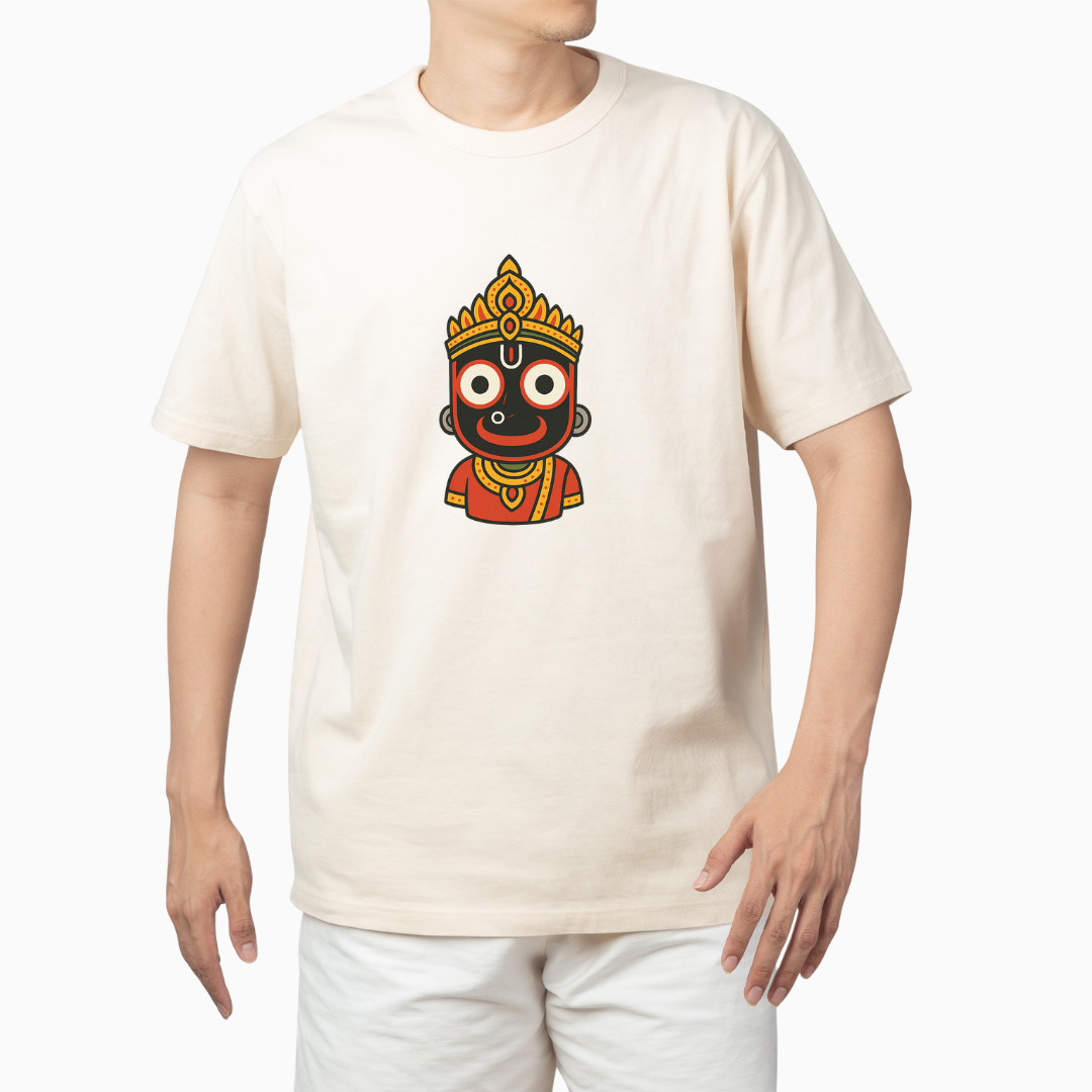 Lord Jagannath Divine Graphic T-Shirt – Traditional Hindu Deity Design My Store